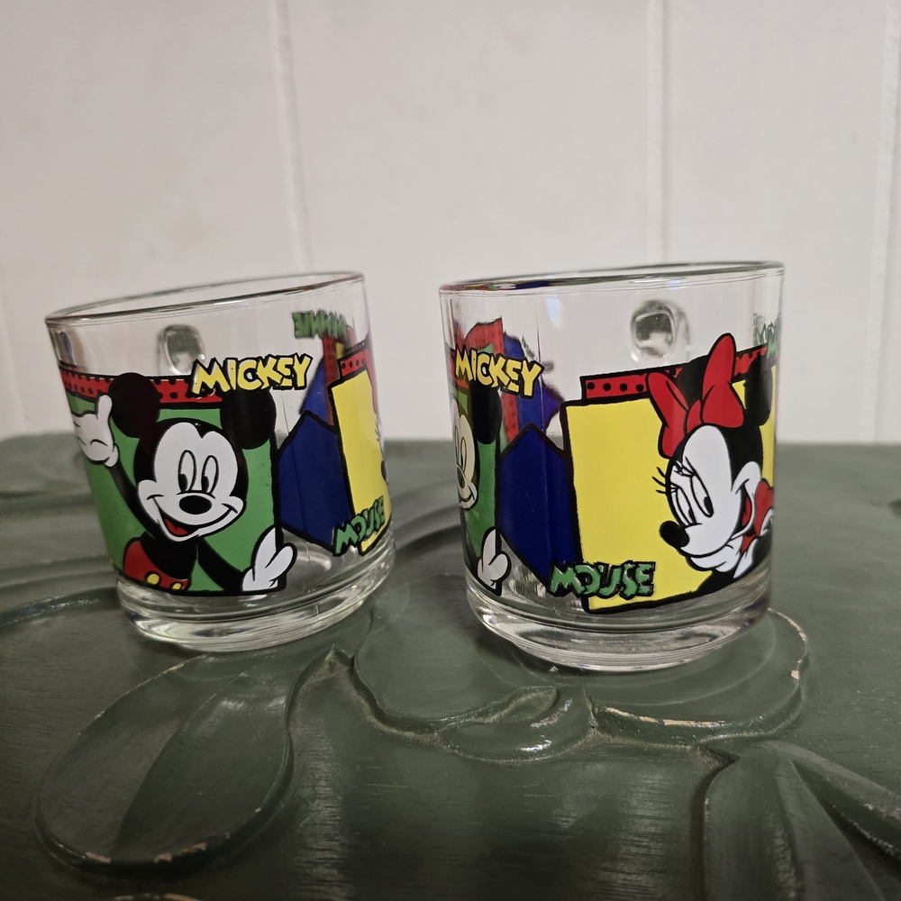 Disney Mickey and Minnie Mouse Glasses - Multicolor